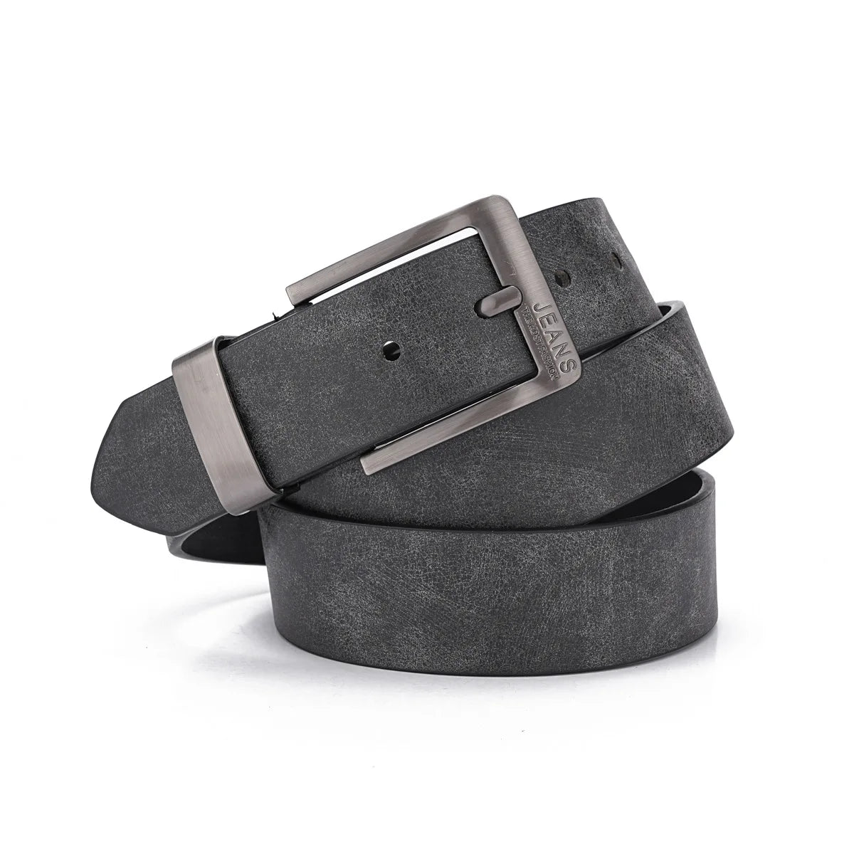 Gradient Leather Buckle Belt