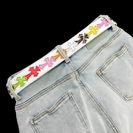 Cross Embellished Belt