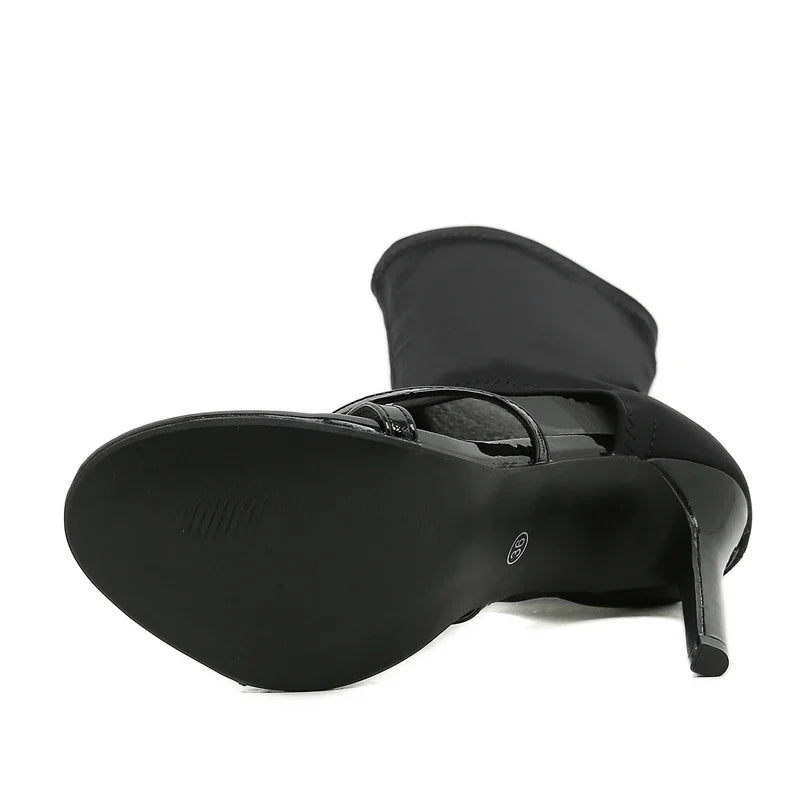 Kelly Ankle Sleeve Heels