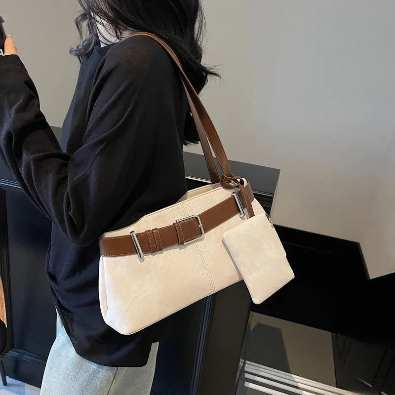 Belt Trim Shoulder Bag