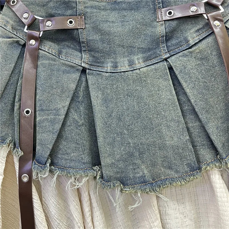 Carmine Layered Skirt