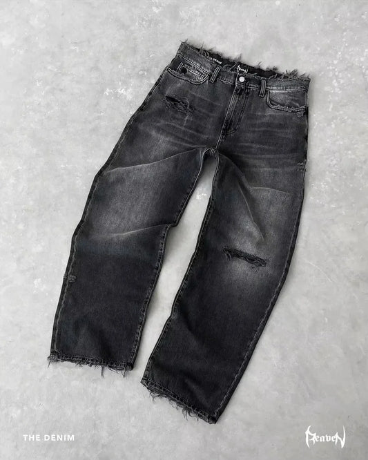 Distressed Hem Denims