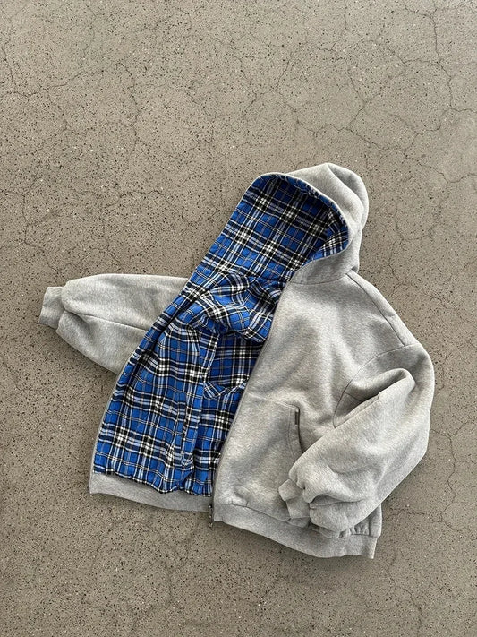 Reversible Flannel Zip