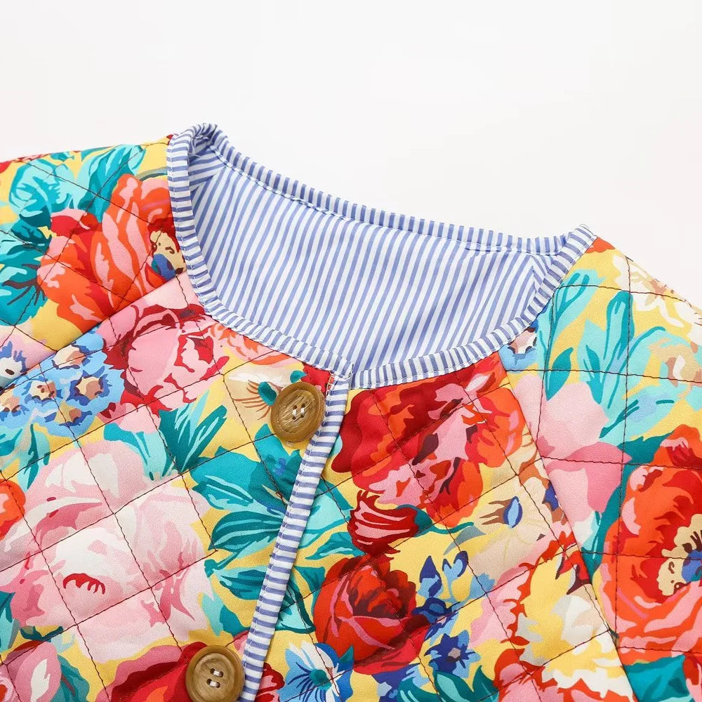 Genine Rose Quilted Coat