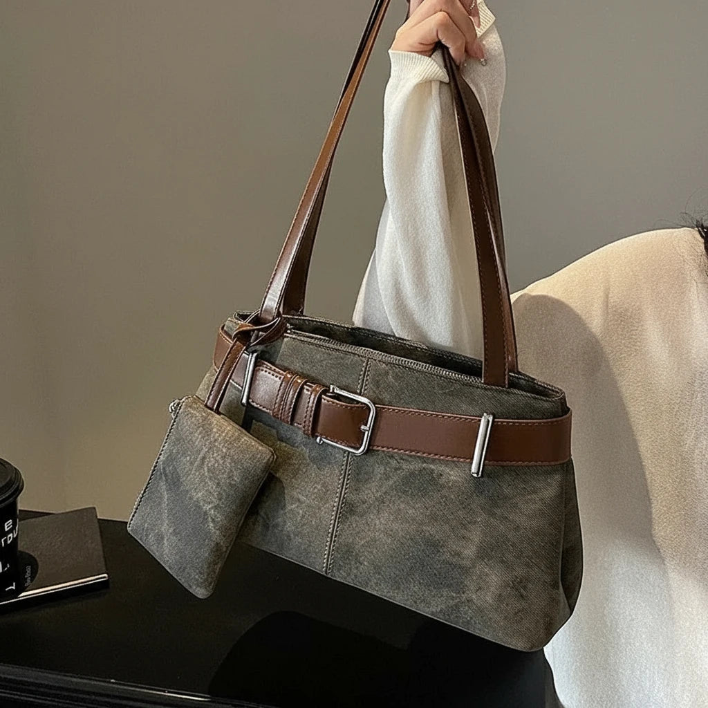 Belt Trim Shoulder Bag