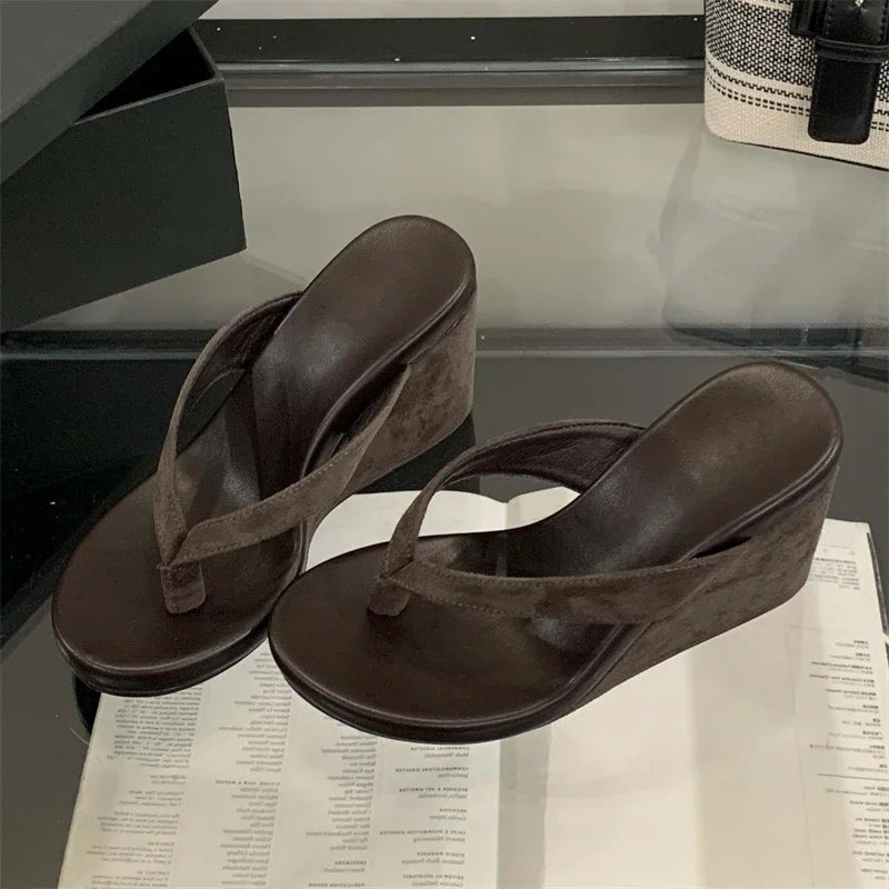 Eily Suede Sandal Heel