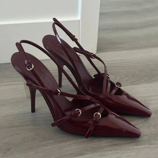 Kelsi Strappy Pointed Heel