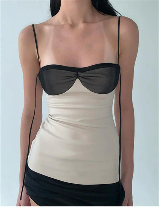 Neci Panel Lined Mini Dress