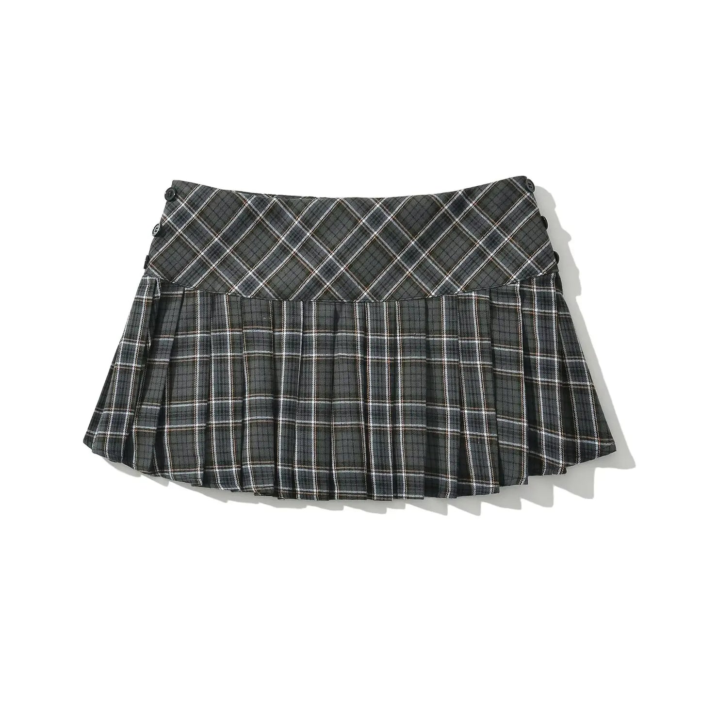 Teana Plaid Mini Skirt