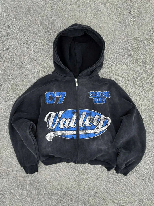 07 Valley Washed Zip Hoodie