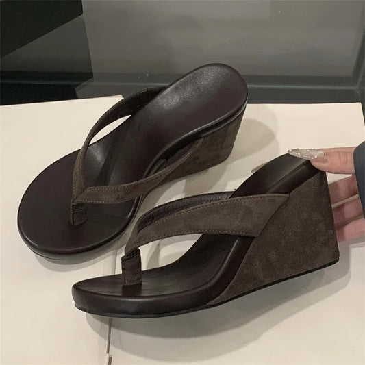 Eily Suede Sandal Heel