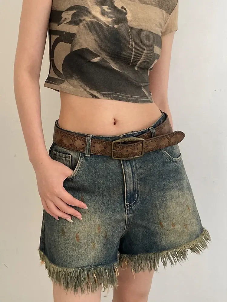Western Engraved Belt