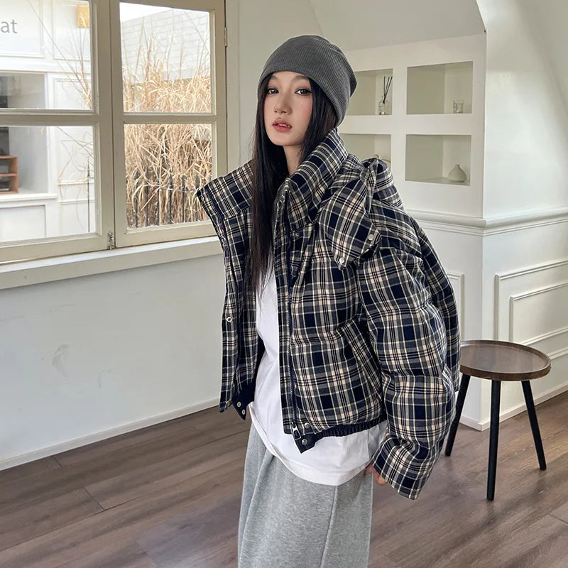 Flannel Bubble Coat