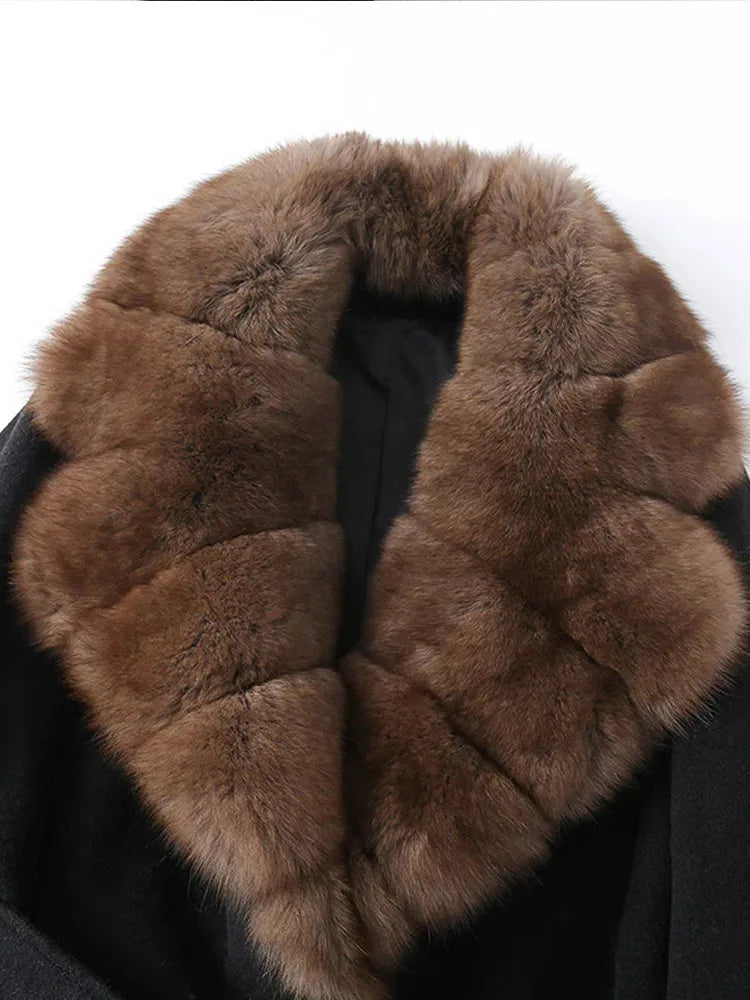 Keona Fur Collar Coat
