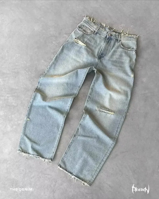 Distressed Hem Denims