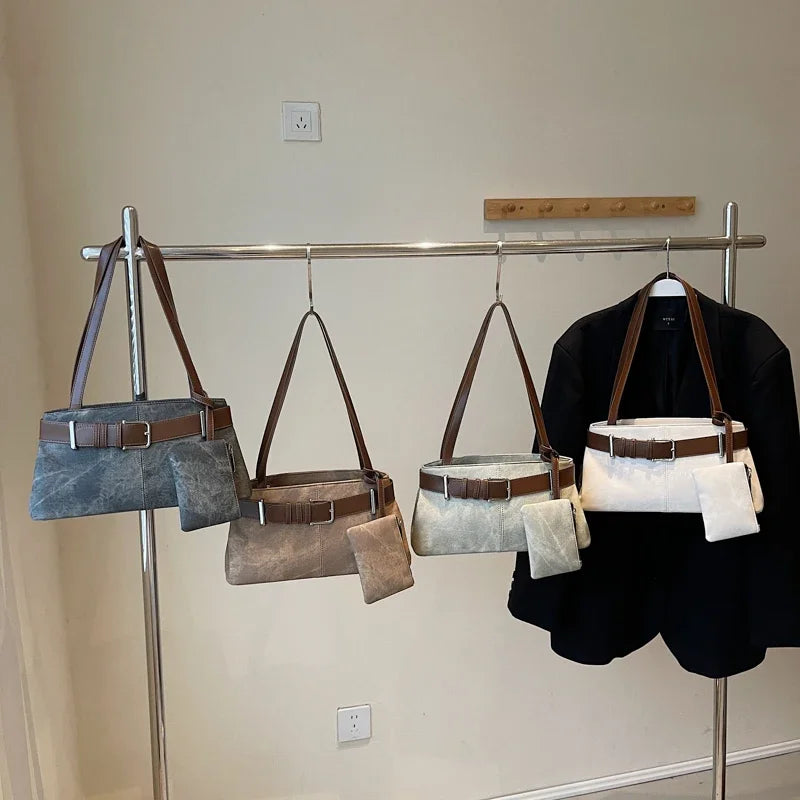 Belt Trim Shoulder Bag