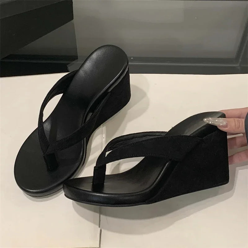 Eily Suede Sandal Heel
