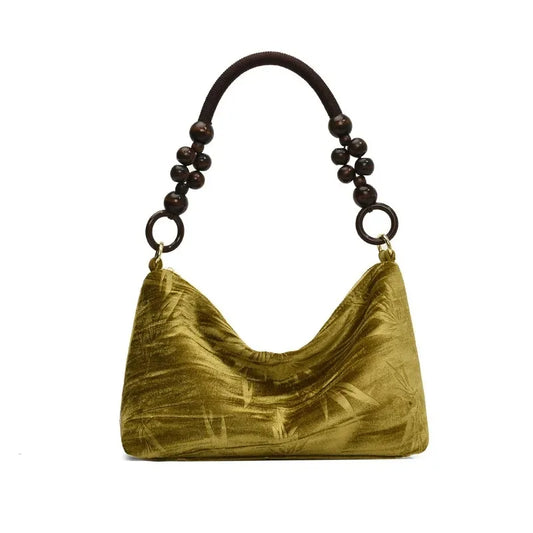 Lena Beaded Handle Purse