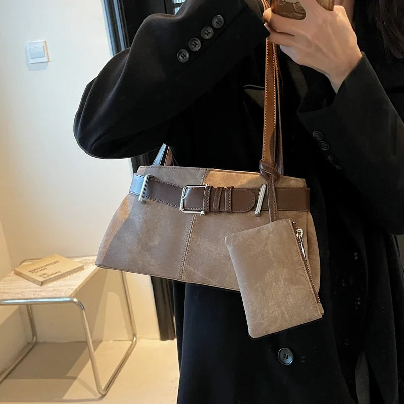 Belt Trim Shoulder Bag