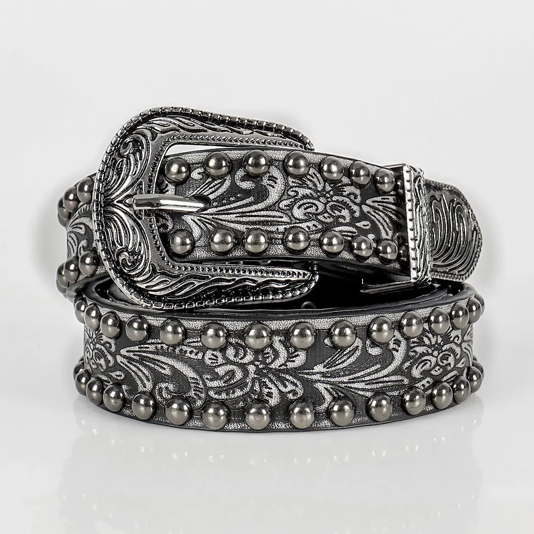 Embellished Metal Belt