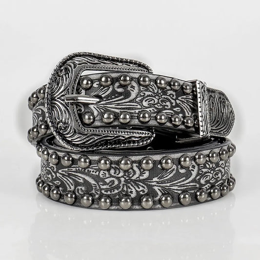 Embellished Metal Belt